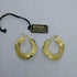 Orecchini oro 18 kt donna modello cerchio piatto 3,70 gr | Gioiellitosti.it
