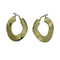 Orecchini oro 18 kt donna modello cerchio piatto 3,70 gr | Gioiellitosti.it