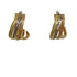 Orecchini oro 18 kt Donna tre cerchi modello semipendente 4,00 gr | Gioiellitosti.it