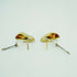 Orecchini oro 18 kt giallo lucido satinato clips 5,60 gr | Gioiellitosti.it