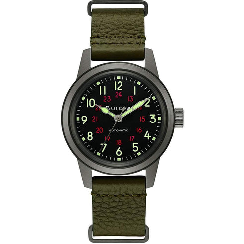 Orologio Automatico Uomo Bulova 98A255 Military Hack | Gioiellitosti.it