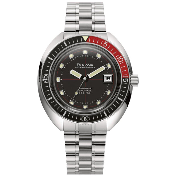 Orologio automatico uomo Bulova 98B320 Oceanographer Snorkel 666 | Gioiellitosti.it