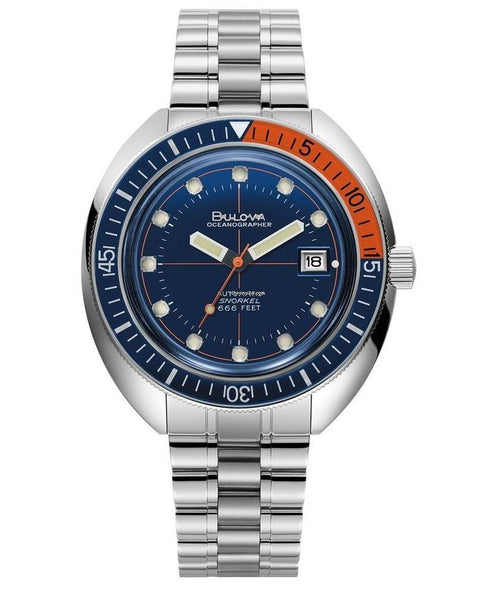 Orologio automatico uomo Bulova 96B321 Oceanographer Snorkel 666 | Gioiellitosti.it
