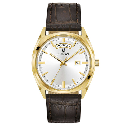 Orologio Bulova 97C106 Surveyor Day Date Placcato Oro | Gioiellitosti.it
