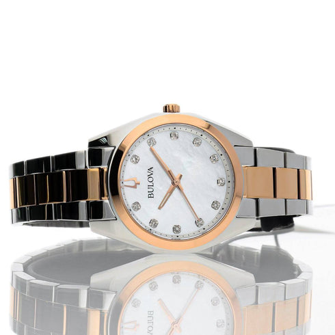 Orologio Bulova donna diamanti 98P207 bicolore | Gioielli Tosti