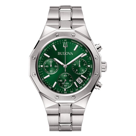Orologio Bulova Octagon 96B409 Precisionist 262 Khz Cronografo Acciaio | Gioiellitosti.it