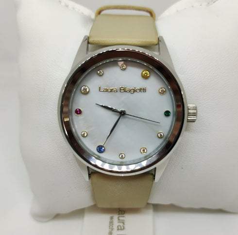 Orologio donna acciaio pietre colorate Laura Biagiotti G1042L-G | Gioiellitosti.it