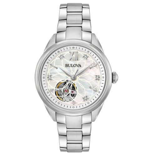 Orologio donna Bulova 96P181 Automatico acciaio diamanti | Gioiellitosti.it