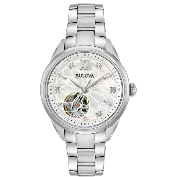 Orologio donna Bulova 96P181 Automatico acciaio diamanti | Gioiellitosti.it
