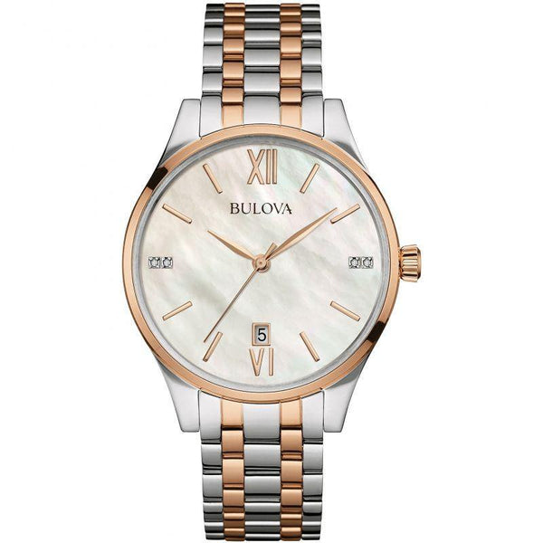 Orologio donna Bulova 98S150 Classico Acciaio placcato oro Diamanti | Gioiellitosti.it