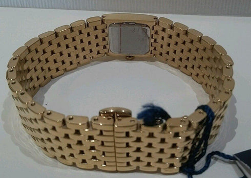 Orologio donna Bulova Classico quadrato bracciale placcato oro | Gioielli Tosti