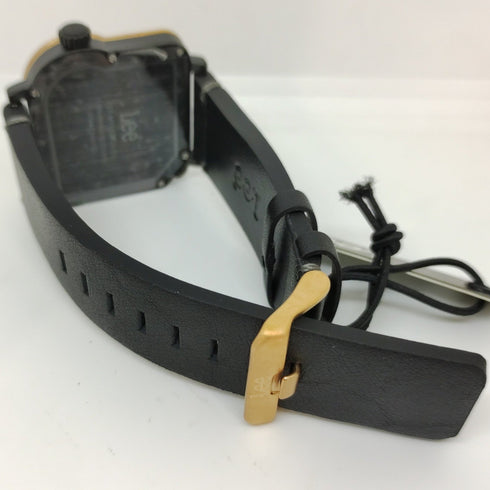 orologio doppio orario acciaio rose pelle nero Lee LEF-M116DRL1-17 | Gioiellitosti.it