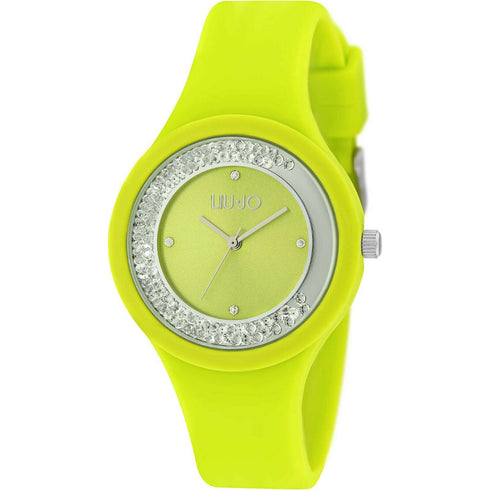 Orologio in silicone verde Liu Jo con Swarovski TLJ1428 | Gioiellitosti.it