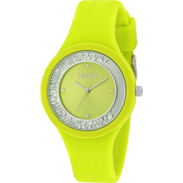 Orologio in silicone verde Liu Jo con Swarovski TLJ1428 | Gioielli Tosti