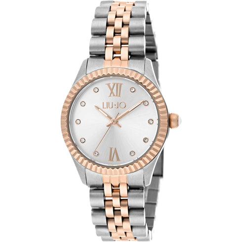Orologio Liu Jo tiny TLJ1223 oro rosa cristalli | Gioiellitosti.it