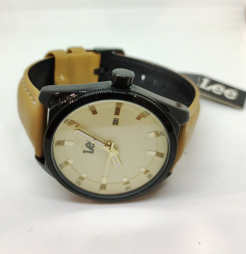 Orologio uomo acciaio pelle datario Lee LEF-M13BBL5-9G | Gioiellitosti.it