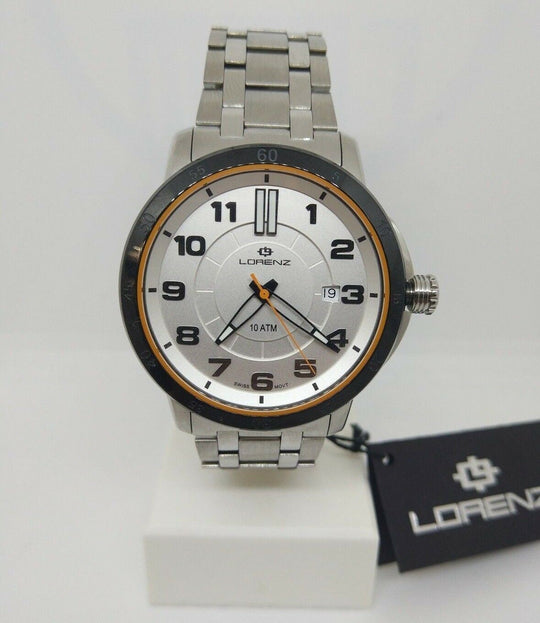 Orologio Uomo Acciaio Sub 100M Lorenz 026766AA Swiss made | Gioiellitosti.it — Product detail view