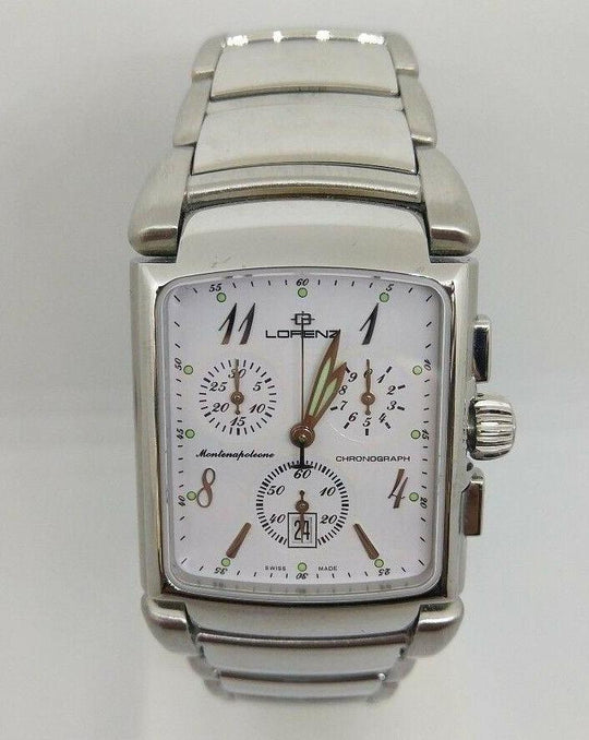 Orologio uomo cronografo Lorenz 025625AA Swiss Made Montenapoleone | Gioiellitosti.it — Product detail view
