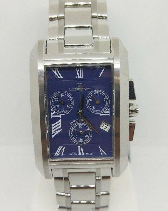 Orologio uomo cronografo acciaio Lorenz 025479CC Swiss Made | Gioiellitosti.it — Product detail view