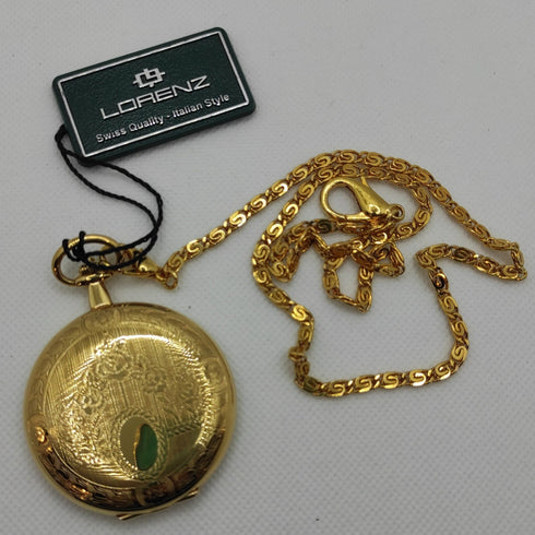 Orologio uomo da tasca placcato oro Lorenz 014141AR Swiss Made | Gioiellitosti.it