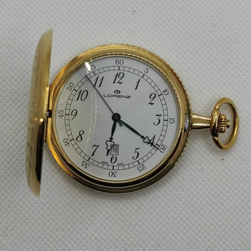 Orologio uomo da tasca placcato oro Lorenz 014141AR Swiss Made | Gioiellitosti.it