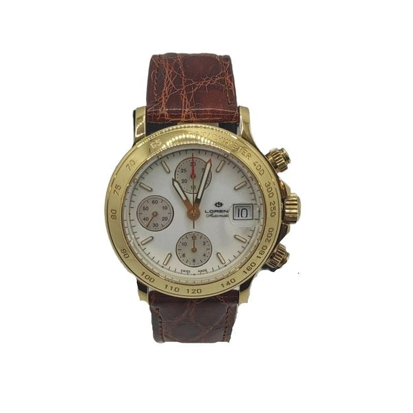 Orologio uomo oro 18k Automatico ETA 7750 Lorenz 016583C1 | Gioiellitosti.it