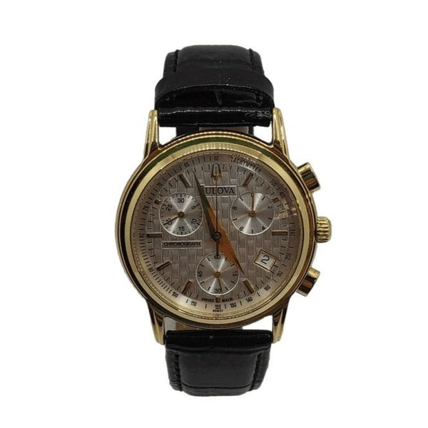 Orologio Uomo Oro 18kt Cronografo Bulova 60B08 Swiss made | Gioiellitosti.it