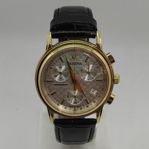 Orologio Uomo Oro 18kt Cronografo Bulova 60B08 Swiss made | Gioiellitosti.it