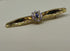 Spilla oro 18k Donna Vintage pietra zaffiro blu bianco | Gioiellitosti.it
